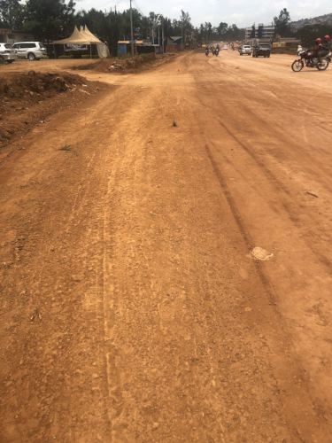 road Kigali Bugesera airport avril 2022